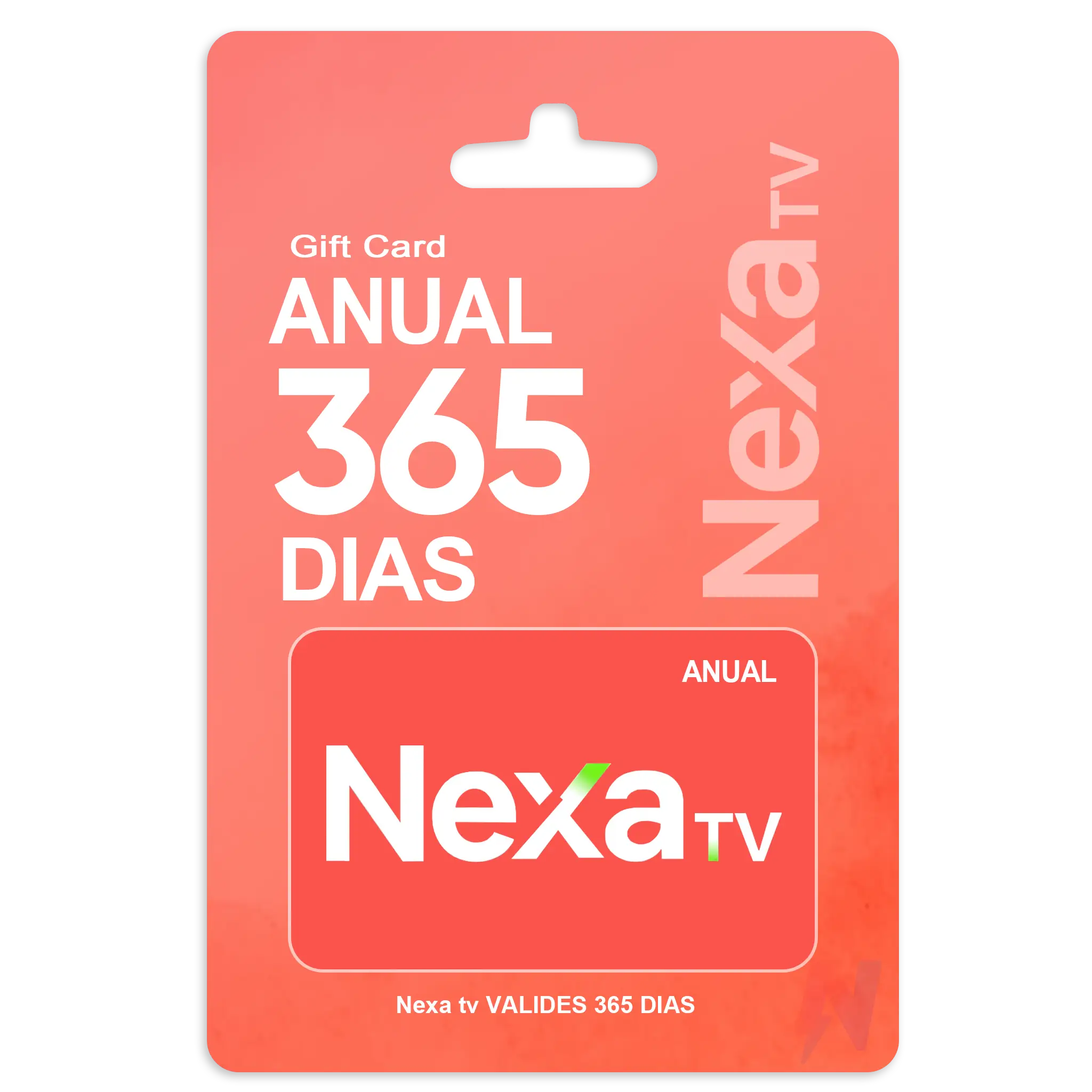 Recarga Nexa TV Anual com entrega rápida por e-mail